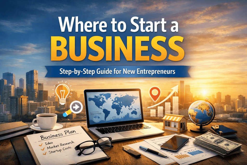 Where to Start a Business – Beginner’s Startup Checklist
