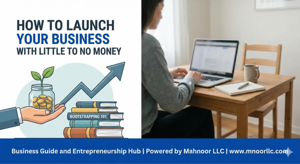 Bootstrapping business, Start business with no money, Low cost startup