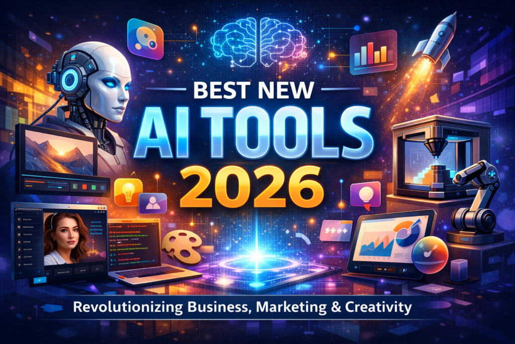 7 New AI Tools in 2026 That Will Blow Your Mind