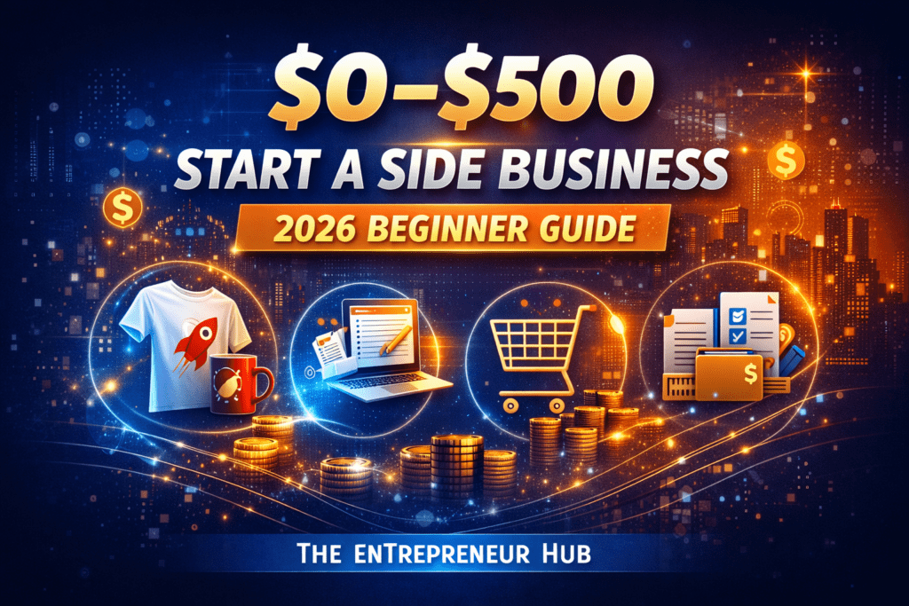 Start a Side Business With $0–$500 in 2026 | Mahnoor LLC